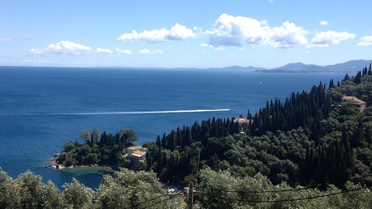 Maria Corfu Loustri Hotel Gimari Buitenkant foto