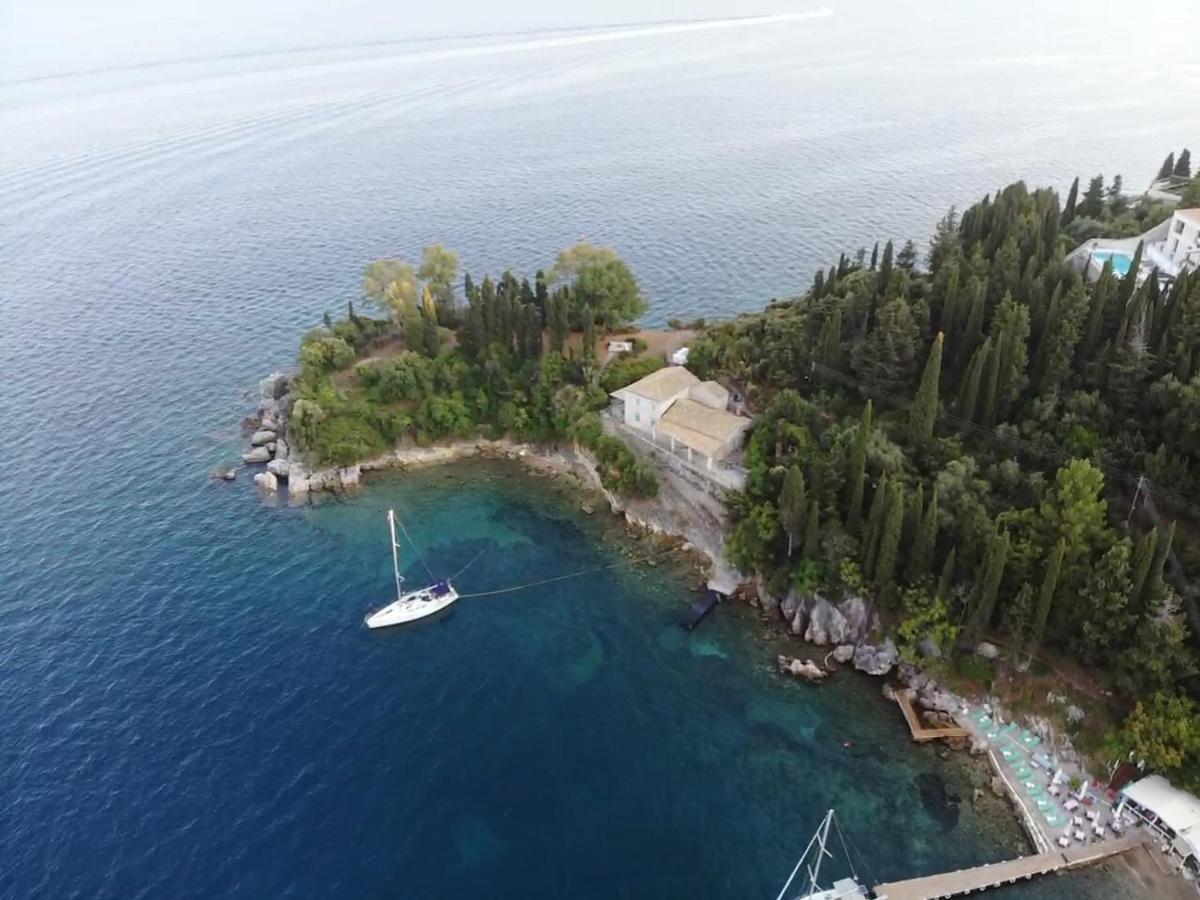 Maria Corfu Loustri Hotel Gimari Buitenkant foto