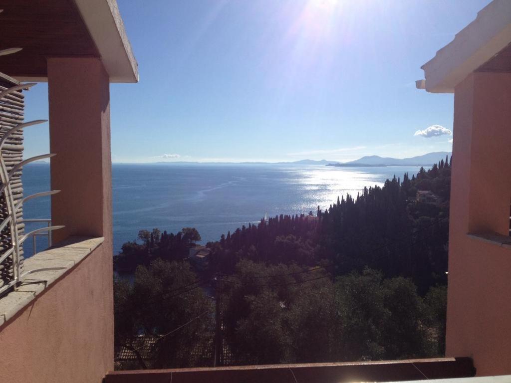 Maria Corfu Loustri Hotel Gimari Buitenkant foto