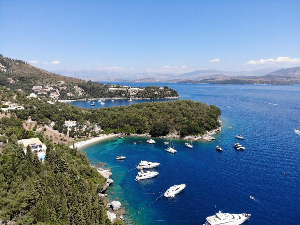 Maria Corfu Loustri Hotel Gimari Buitenkant foto