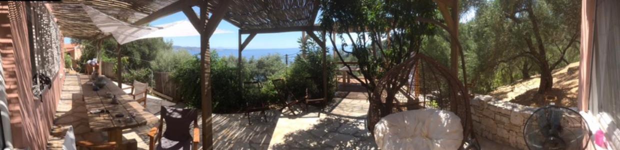 Maria Corfu Loustri Hotel Gimari Buitenkant foto